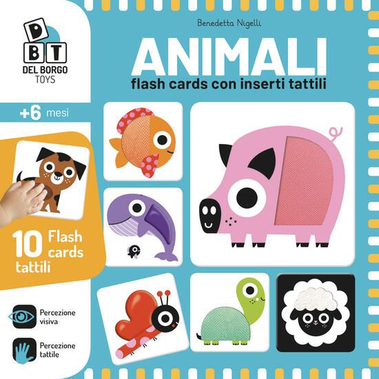 Immagine di ANIMALI. FLASH CARDS CON INSERTI TATTILI. EDIZ. A COLORI