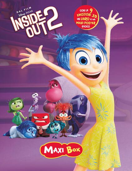 Immagine di INSIDE OUT 2. MAXI BOX. EDIZ. A COLORI. CON 10 FIGURINE 3D. CON TAPPETINO GIOCO