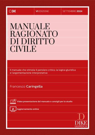 Immagine di MANUALE RAGIONATO DI DIRITTO CIVILE