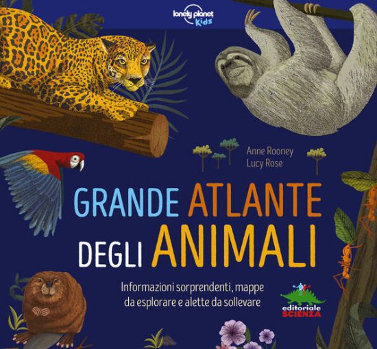 Immagine di GRANDE ATLANTE DEGLI ANIMALI. INFORMAZIONI SORPRENDENTI, MAPPE DA ESPLORARE E ALETTE DA SOLLEVAR...