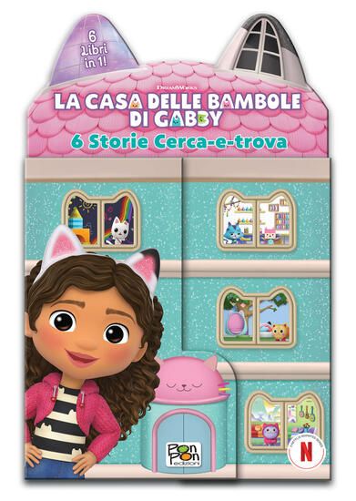 Immagine di LIBRO CASETTA. SEI STORIE CERCA-E-TROVA. LA CASA DELLE BAMBOLE DI GABBY. EDIZ. A COLORI