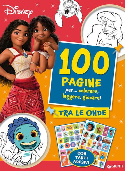 Immagine di TRA LE ONDE. OCEANIA. 100 PAGINE PER COLORARE, LEGGERE, GIOCARE. CON ADESIVI. EDIZ. A COLORI