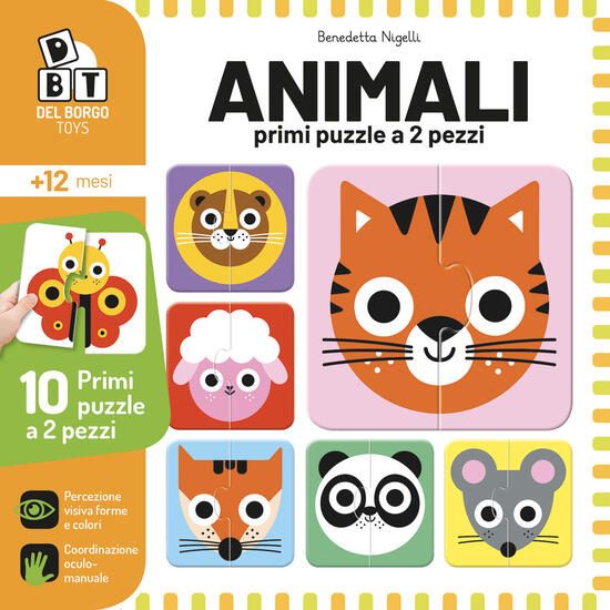 Immagine di ANIMALI. PRIMI PUZZLE A 2 PEZZI. EDIZ. A COLORI