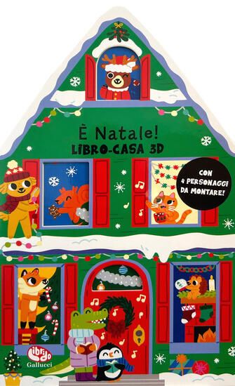 Immagine di E` NATALE! LIBRO-CASA 3D. EDIZ. A COLORI