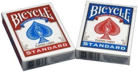 Immagine di BICYCLE STANDARD RED - BLUE