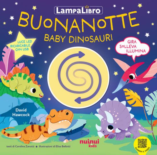 Immagine di BUONANOTTE BABY DINOSAURI. LAMPALIBRO. EDIZ. A COLORI