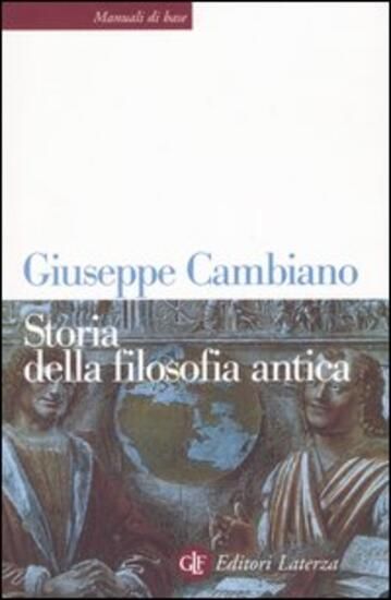 Immagine di STORIA DELLA FILOSOFIA ANTICA