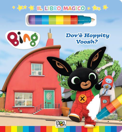 Immagine di DOV`E` HOPPITY VOOSH? LIBRO MAGICO. BING. EDIZ. A COLORI. CON PENNARELLO AD ACQUA