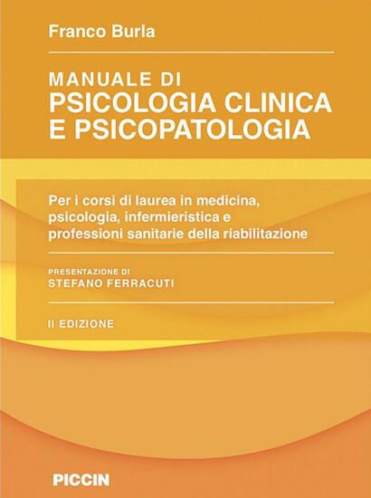 Immagine di MANUALE DI PSICOLOGIA CLINICA E PSICOPATOLOGIA