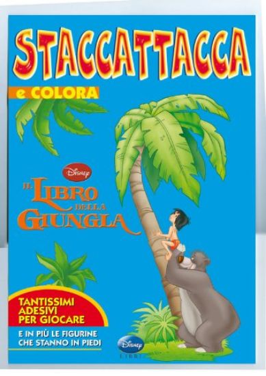 Immagine di LIBRO DELLA GIUNGLA (IL)  STACCATTACCA E COLORA