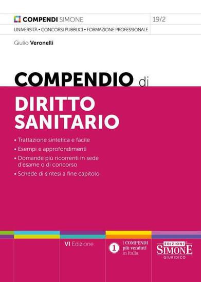 Immagine di COMPENDIO DI DIRITTO SANITARIO