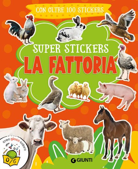 Immagine di FATTORIA. SUPER STICKERS. EDIZ. A COLORI (LA)