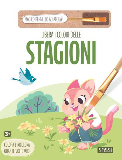 Immagine di LIBERA I COLORI DELLE STAGIONI. EDIZ. ILLUSTRATA. CON MAGICO PENNELLO AD ACQUA - VOLUME 4