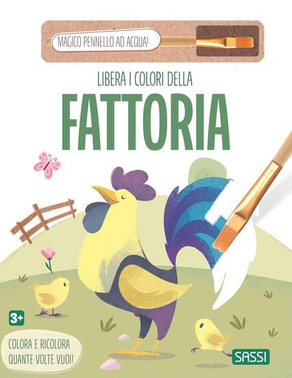 Immagine di LIBERA I COLORI DELLA FATTORIA. EDIZ. ILLUSTRATA. CON MAGICO PENNELLO AD ACQUA