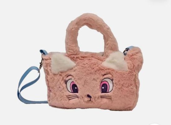 Immagine di SHOPPER CON TRACOLLA PELUCHE GATTO