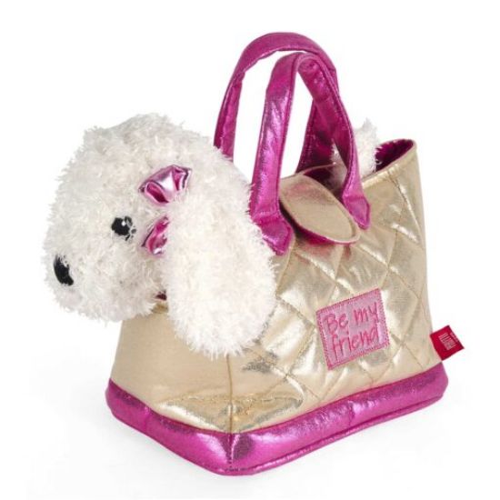 Immagine di MINI BAG CON PELUCHE DOG GOLD