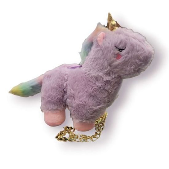 Immagine di TRACOLLINA PELUCHE UNICORN PERLETTI TOYS -  LILLA