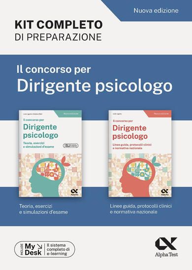 Immagine di CONCORSO PER DIRIGENTE PSICOLOGO. KIT COMPLETO DI PREPARAZIONE. EDIZ. MYDESK (IL)