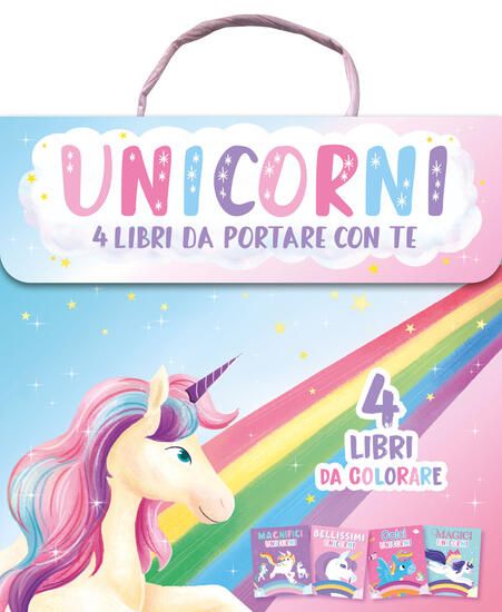 Immagine di UNICORNI. 4 LIBRI DA PORTARE CON TE. EDIZ. ILLUSTRATA