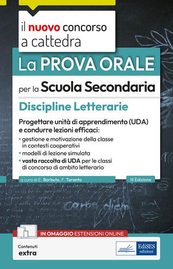 Immagine di PROVA ORALE PER LA SCUOLA SECONDARIA. DISCIPLINE LETTERARIE. PROGETTARE UNITA DI APPRENDIMENTO U...