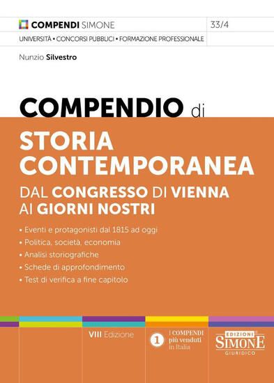 Immagine di COMPENDIO DI STORIA CONTEMPORANEA. DAL CONGRESSO DI VIENNA AI GIORNI NOSTRI